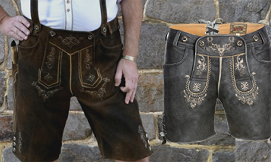 Leather Mens Shorts